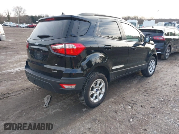 2022 Ford EcoSport SE with VIN MAJ6S3GL8NC457561, listed as a IAAI auction lot 41534907 with 24,251 mi miles and . Bid and sale history available at DreamBid. Image 4.
