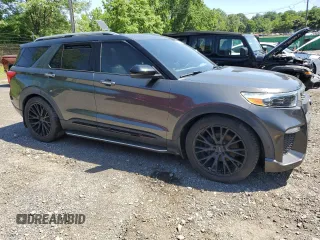 2020 Ford Explorer Platinum with VIN 1FM5K8HC5LGA34794, listed as a Copart auction lot 62531805 with Not provided miles and Salvage title. Bid and sale history available at DreamBid. Image 4.