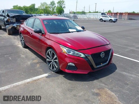 2022 Nissan Altima SR with VIN 1N4BL4CV1NN349635, listed as a IAAI auction lot 42181235 with 42,140 mi miles and . Bid and sale history available at carsss.com. Image 1.