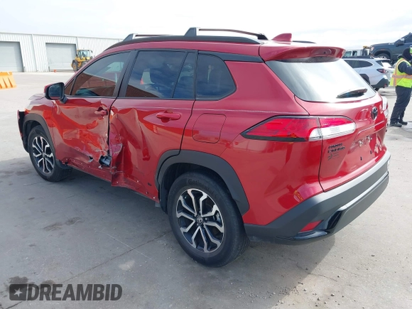 2023 Toyota Corolla Cross Hybrid S with VIN 7MUFBABG5PV003543, listed as a IAAI auction lot 41430844 with 36,891 mi miles and . Bid and sale history available at DreamBid. Image 3.