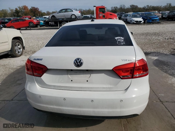 2013 Volkswagen Passat TDI SE w/Sunroof with VIN 1VWBN7A32DC012759, listed as a Copart auction lot 79633134 with 184,386 mi miles and Salvage Title. Bid and sale history available at carsss.com. Image 6.
