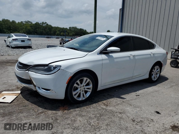 2015 Chrysler 200 Limited z VIN 1C3CCCAB4FN683973, wystawiony jako Copart lot #58203325 z przebiegiem 31 750 mil mil oraz Szkoda całkowita • Salvage title. Historia ofert i sprzedaży dostępna na DreamBid. Obrazek 1.