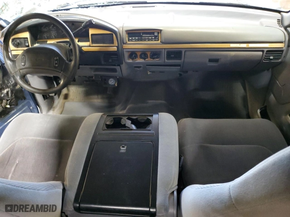 1997 Ford F-350 Crew Cab with VIN 1FTJW35F9VEA83424, listed as a Copart auction lot 48682465 with 0 mi miles and Salvage Title. Bid and sale history available at carsss.com. Image 8.