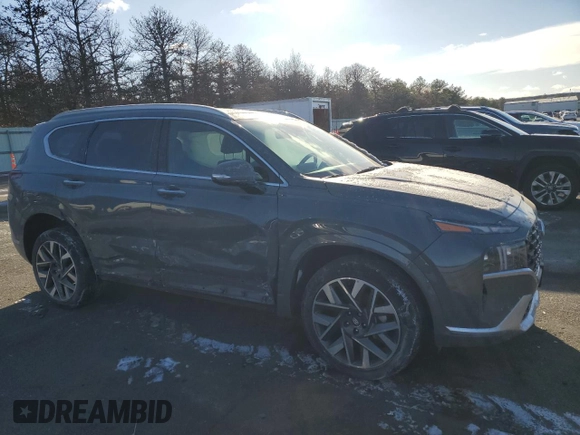 2023 Hyundai Santa Fe Calligraphy with VIN 5NMS5DAL3PH635069, listed as a Copart auction lot 87482124 with 26,871 mi miles and Non Repairable. Bid and sale history available at carsss.com. Image 4.