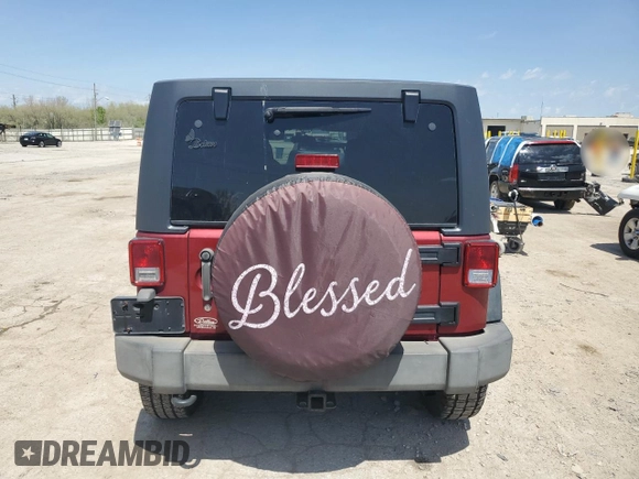 2012 Jeep Wrangler Unlimited Sport z VIN 1C4BJWDG7CL214633, wystawiony jako Copart lot #54547655 z przebiegiem 80 720 mil mil oraz Szkoda całkowita • Salvage title. Historia ofert i sprzedaży dostępna na DreamBid. Obrazek 6.