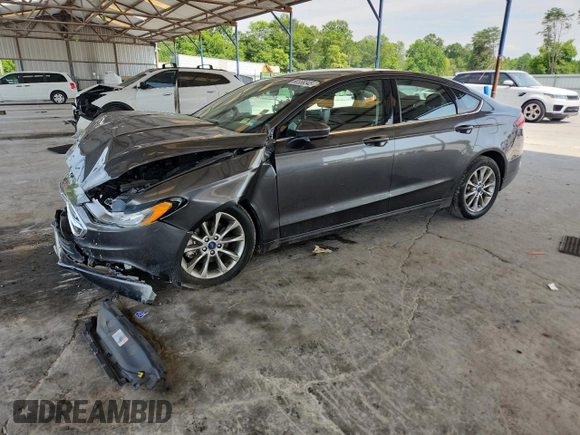 2017 Ford Fusion SE with VIN 3FA6P0H76HR395830, listed as a Copart auction lot 60358345 with Not provided miles and Salvage title. Bid and sale history available at DreamBid. Image 1.
