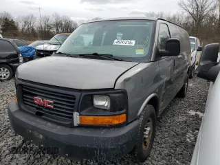2012 GMC Savana z VIN 1GTW7FBA0C1168573, wystawiony jako Copart lot #46247215 z przebiegiem Nie podano mil oraz Czysty tytuł • Clean title. Historia ofert i sprzedaży dostępna na DreamBid. Obrazek 1.
