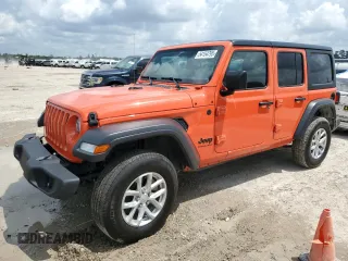 2023 Jeep Wrangler Sport S with VIN 1C4HJXDG7PW675321, listed as a Copart auction lot 54154795 with 10,269 mi miles and Salvage Title. Bid and sale history available at DreamBid. Image 1.