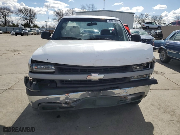 2002 Chevrolet Silverado 1500 LS with VIN 1GCEC14V82Z222342, listed as a Copart auction lot 45576755 with 152,446 mi miles and Salvage Title. Bid and sale history available at carsss.com. Image 5.