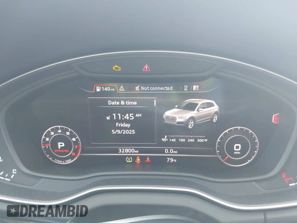 2020 Audi Q5 Premium Plus with VIN WA1BNAFY8L2072659, listed as a IAAI auction lot 42231063 with 32,800 mi miles and . Bid and sale history available at DreamBid. Image 7.