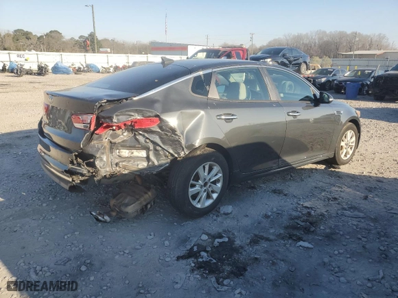 2016 Kia Optima LX with VIN 5XXGT4L32GG027552, listed as a Copart auction lot 47564865 with 160,214 mi miles and Salvage Title. Bid and sale history available at carsss.com. Image 3.