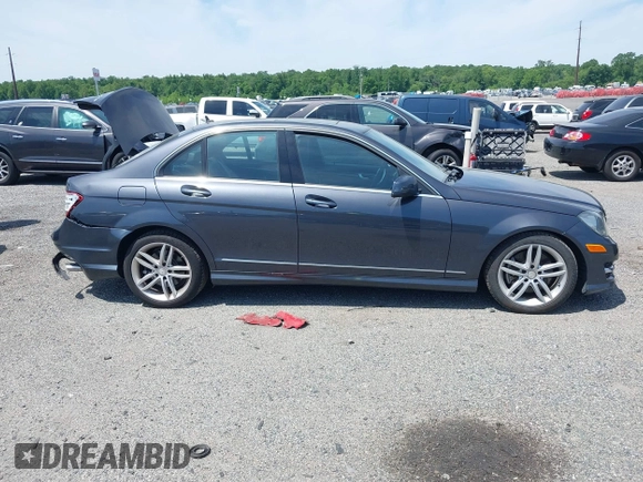 2013 Mercedes-Benz C 300 Sport with VIN WDDGF8AB3DR247015, listed as a IAAI auction lot 42292350 with 118,370 mi miles and . Bid and sale history available at DreamBid. Image 13.