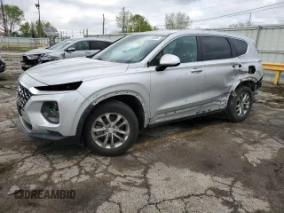 2020 Hyundai Santa Fe SE z VIN 5NMS2CAD9LH159755, wystawiony jako Copart lot #55134405 z przebiegiem 52 880 mil mil oraz Szkoda całkowita • Salvage title. Historia ofert i sprzedaży dostępna na DreamBid. Obrazek 1.