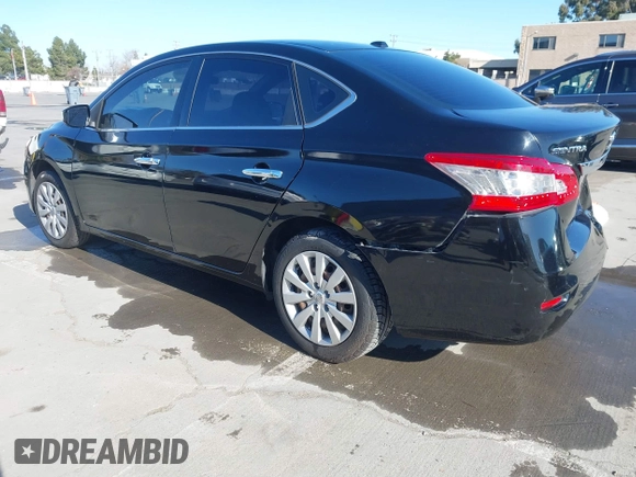2014 Nissan Sentra S with VIN 3N1AB7AP8EY333422, listed as a IAAI auction lot 41434521 with 134,184 mi miles and . Bid and sale history available at DreamBid. Image 3.