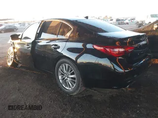 2019 Infiniti Q50 3.0t LUXE with VIN JN1EV7APXKM513587, listed as a IAAI auction lot 41113769 with 71,729 mi miles. Bid and sale history available at carsss.com. Image 3.