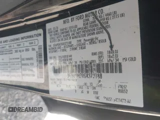 2016 Ford Fusion SE with VIN 3FA6P0H70GR373188, listed as a IAAI auction lot 42310193 with 127,295 mi miles and . Bid and sale history available at DreamBid. Image 9.