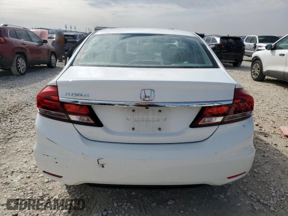 2014 Honda Civic Sedan LX with VIN 19XFB2F51EE274373, listed as a Copart auction lot 45247455 with 84,443 mi miles and Salvage Title. Bid and sale history available at carsss.com. Image 6.