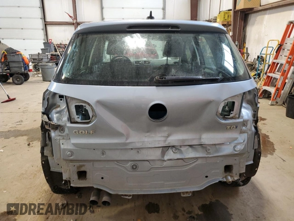 2012 Volkswagen Golf TDI with VIN WVWDM7AJ0CW144803, listed as a Copart auction lot 61574455 with 184,152 mi miles and Salvage title. Bid and sale history available at DreamBid. Image 6.