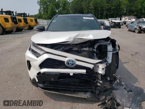 2023 Toyota RAV4 Hybrid XSE with VIN JTME6RFV5PJ034726, listed as a Copart auction lot 59105585 with 35,528 mi miles and Salvage title. Bid and sale history available at DreamBid. Image 5.