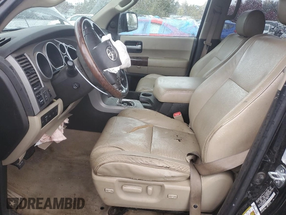 2010 Toyota Sequoia Platinum with VIN 5TDDY5G1XAS024617, listed as a Copart auction lot 78900744 with 218,546 mi miles and Salvage Title. Bid and sale history available at carsss.com. Image 7.