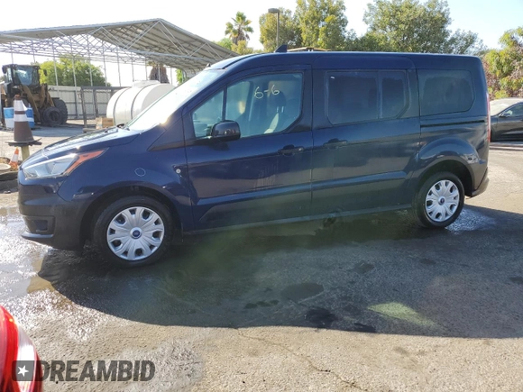 2021 Ford Transit Connect XL z VIN NM0GE9E26M1484171, wystawiony jako Copart lot #57846024 z przebiegiem 124 485 mil mil oraz Czysty tytuł • Clean title. Historia ofert i sprzedaży dostępna na DreamBid. Obrazek 1.