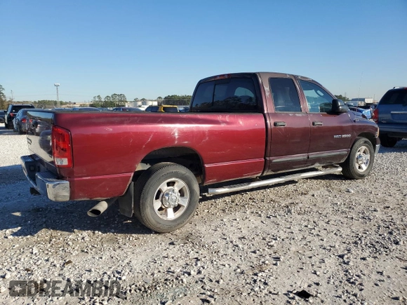 2005 Dodge Ram 2500 SLT with VIN 3D7KR28C55G749104, listed as a Copart auction lot 41802385 with 324,049 mi miles and Clean Title. Bid and sale history available at carsss.com. Image 3.