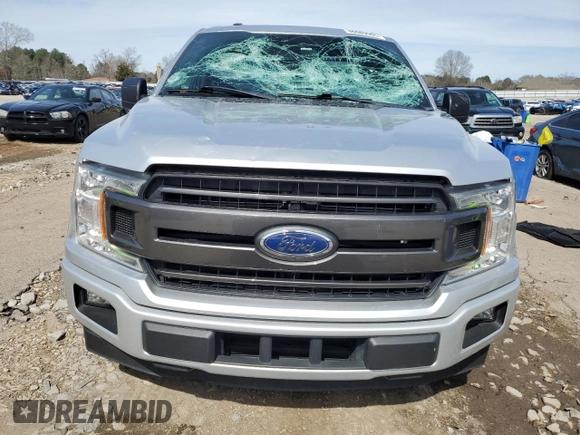2018 Ford F-150 XL z VIN 1FTEW1CG5JFB51563, wystawiony jako Copart lot #46089905 z przebiegiem 96 633 mil mil oraz Szkoda całkowita • Salvage title. Historia ofert i sprzedaży dostępna na DreamBid. Obrazek 5.