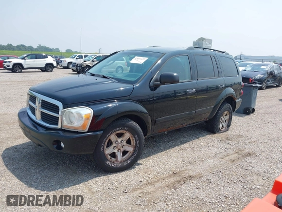 2005 Dodge Durango SLT with VIN 1D4HB48D35F576037, listed as a IAAI auction lot 42873937 with 238,266 mi miles and . Bid and sale history available at DreamBid. Image 2.