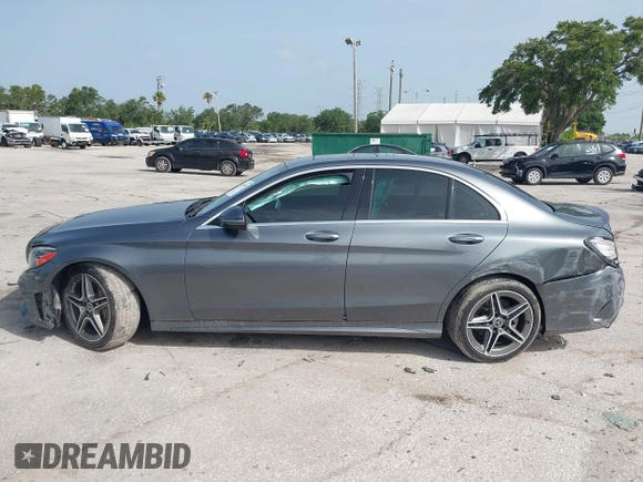2019 Mercedes-Benz C 300 with VIN 55SWF8DB2KU302234, listed as a IAAI auction lot 42439409 with 99,907 mi miles and . Bid and sale history available at DreamBid. Image 14.