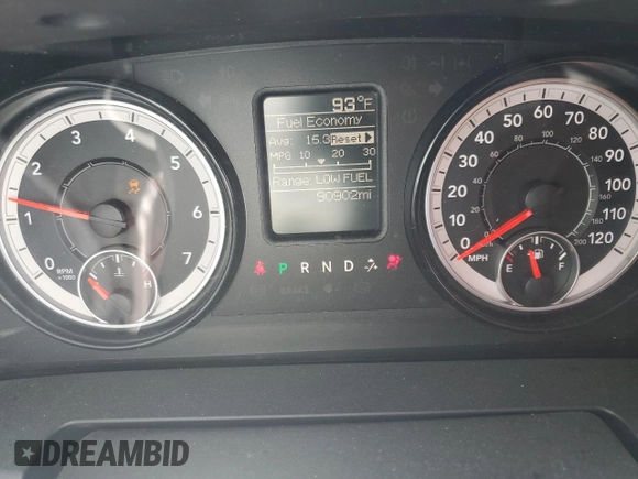 2017 Ram 1500 Tradesman with VIN 1C6RR6FT6HS776092, listed as a Copart auction lot 51442465 with 90,902 mi miles and Salvage title. Bid and sale history available at DreamBid. Image 9.