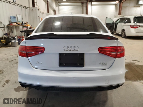 2015 Audi A4 Premium with VIN WAUBFAFL9FN013126, listed as a Copart auction lot 52863245 with 106,257 mi miles and Clean Title. Bid and sale history available at carsss.com. Image 6.