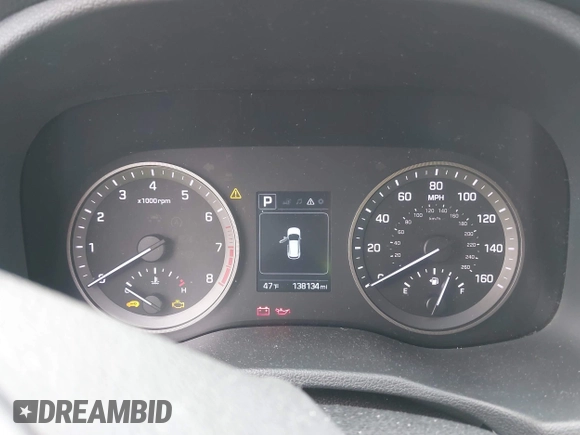 2017 Hyundai Tucson Value with VIN KM8J3CA28HU394750, listed as a IAAI auction lot 41960452 with 138,134 mi miles. Bid and sale history available at carsss.com. Image 7.