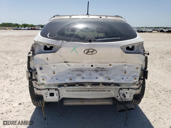 2017 Hyundai Tucson Value with VIN KM8J33A21HU549347, listed as a Copart auction lot 52620985 with 101,043 mi miles and Salvage Title. Bid and sale history available at carsss.com. Image 6.