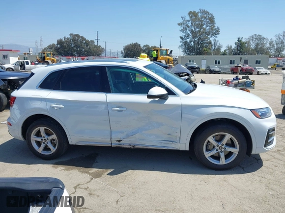 2023 Audi Q5 Premium with VIN WA1ABAFY6P2165402, listed as a IAAI auction lot 41969291 with 33,540 mi miles and . Bid and sale history available at DreamBid. Image 13.