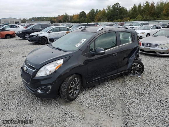 2015 Chevrolet Spark LT with VIN KL8CF6S90FC710087, listed as a Copart auction lot 77958174 with 138,468 mi miles and Salvage Title. Bid and sale history available at carsss.com. Image 1.