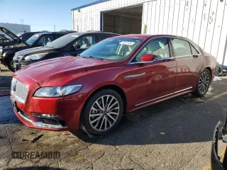 2018 Lincoln Continental Select with VIN 1LN6L9SK0J5609318, listed as a Copart auction lot 76727154 with 34,690 mi miles and Salvage Title. Bid and sale history available at carsss.com. Image 1.