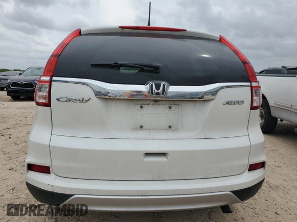 2015 Honda CR-V EX-L with VIN 5J6RM4H7XFL042505, listed as a Copart auction lot 50593285 with 69,682 mi miles and Salvage Title. Bid and sale history available at carsss.com. Image 6.