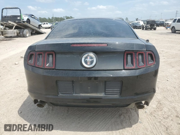 2013 Ford Mustang V6 with VIN 1ZVBP8AM7D5276010, listed as a Copart auction lot 53842395 with 0 mi miles and Clean Title. Bid and sale history available at carsss.com. Image 6.