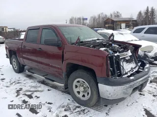2014 Chevrolet Silverado 1500 Work Truck with VIN 3GCUKPEH1EG294742, listed as a Copart auction lot 75556434 with 201,890 mi miles and Salvage Title. Bid and sale history available at DreamBid. Image 4.