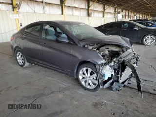2014 Hyundai Accent GLS with VIN KMHCU4AE5EU765414, listed as a Copart auction lot 42359065 with 114,762 mi miles and Salvage Title. Bid and sale history available at carsss.com. Image 4.