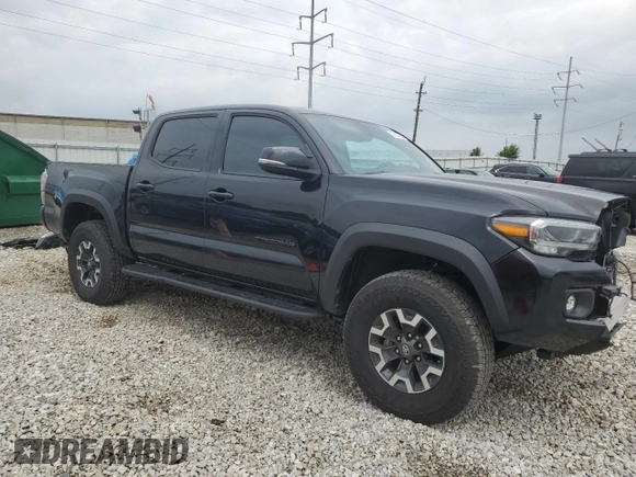 2022 Toyota Tacoma SR with VIN 3TMCZ5AN3NM482137, listed as a Copart auction lot 59908905 with 44,764 mi miles and Salvage title. Bid and sale history available at DreamBid. Image 4.