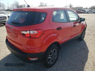 2020 Ford EcoSport S with VIN MAJ6S3FL5LC319202, listed as a Copart auction lot 42954155 with 19,971 mi miles and Non Repairable. Bid and sale history available at DreamBid. Image 4.