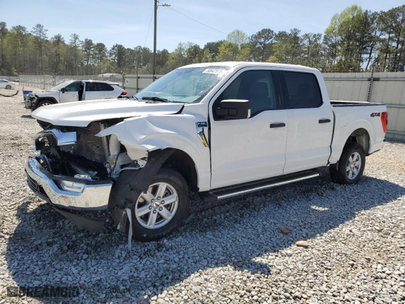 2021 Ford F-150 XL with VIN 1FTFW1E51MFB96228, listed as a Copart auction lot 50547975 with 50,596 mi miles and Clean Title. Bid and sale history available at carsss.com. Image 1.