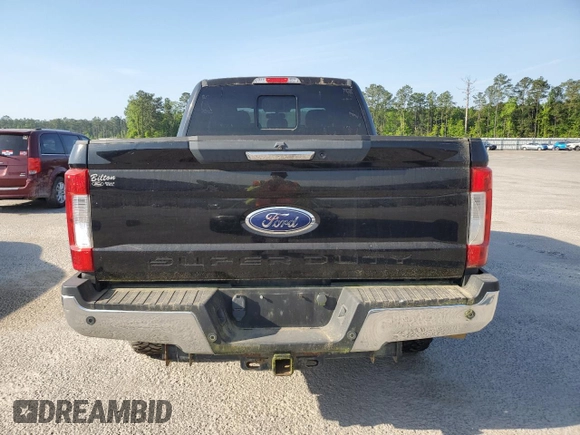 2017 Ford Super Duty F-250 SRW Lariat with VIN 1FT7W2BT9HEC27833, listed as a Copart auction lot 52806075 with 250,026 mi miles and Clean Title. Bid and sale history available at carsss.com. Image 6.