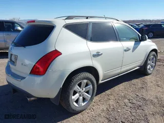 2006 Nissan Murano SL with VIN JN8AZ08W86W550995, listed as a IAAI auction lot 41470307 with 198,798 mi miles. Bid and sale history available at carsss.com. Image 4.