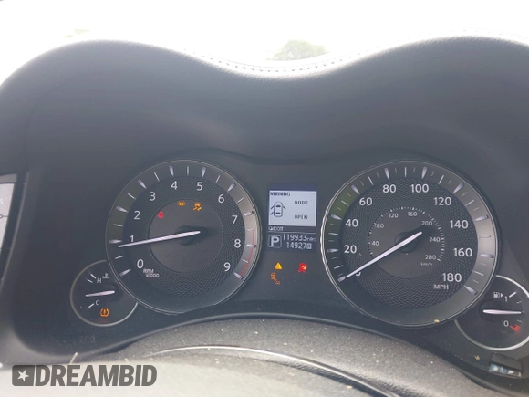 2015 Infiniti Q70 with VIN JN1BY1AP6FM540296, listed as a IAAI auction lot 42524538 with 119,933 mi miles and . Bid and sale history available at DreamBid. Image 7.