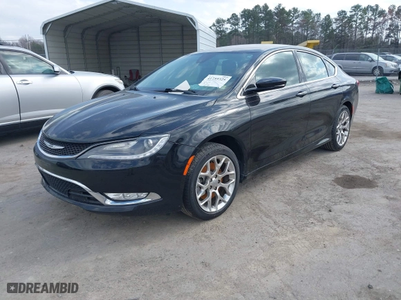 2015 Chrysler 200 C with VIN 1C3CCCEG2FN610445, listed as a IAAI auction lot 41759325 with 143,620 mi miles. Bid and sale history available at carsss.com. Image 17.