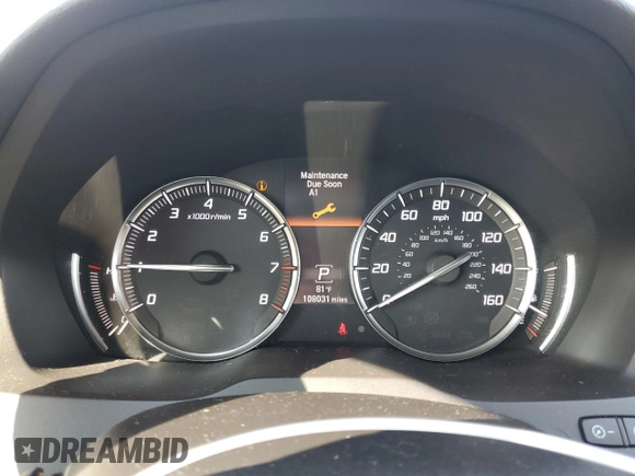 2017 Acura MDX z VIN 5FRYD4H3XHB024377, wystawiony jako Copart lot #54453355 z przebiegiem 108 031 mil mil oraz Szkoda całkowita • Salvage title. Historia ofert i sprzedaży dostępna na DreamBid. Obrazek 9.