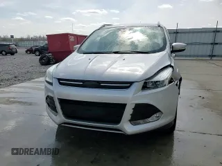 2015 Ford Escape Titanium with VIN 1FMCU0JX0FUA05189, listed as a Copart auction lot 51254255 with 150,304 mi miles and Salvage Title. Bid and sale history available at carsss.com. Image 14.