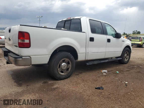 2005 Ford F-150 XLT with VIN 1FTRW12W05KE81229, listed as a Copart auction lot 62690935 with 186,423 mi miles and Clean title. Bid and sale history available at DreamBid. Image 3.
